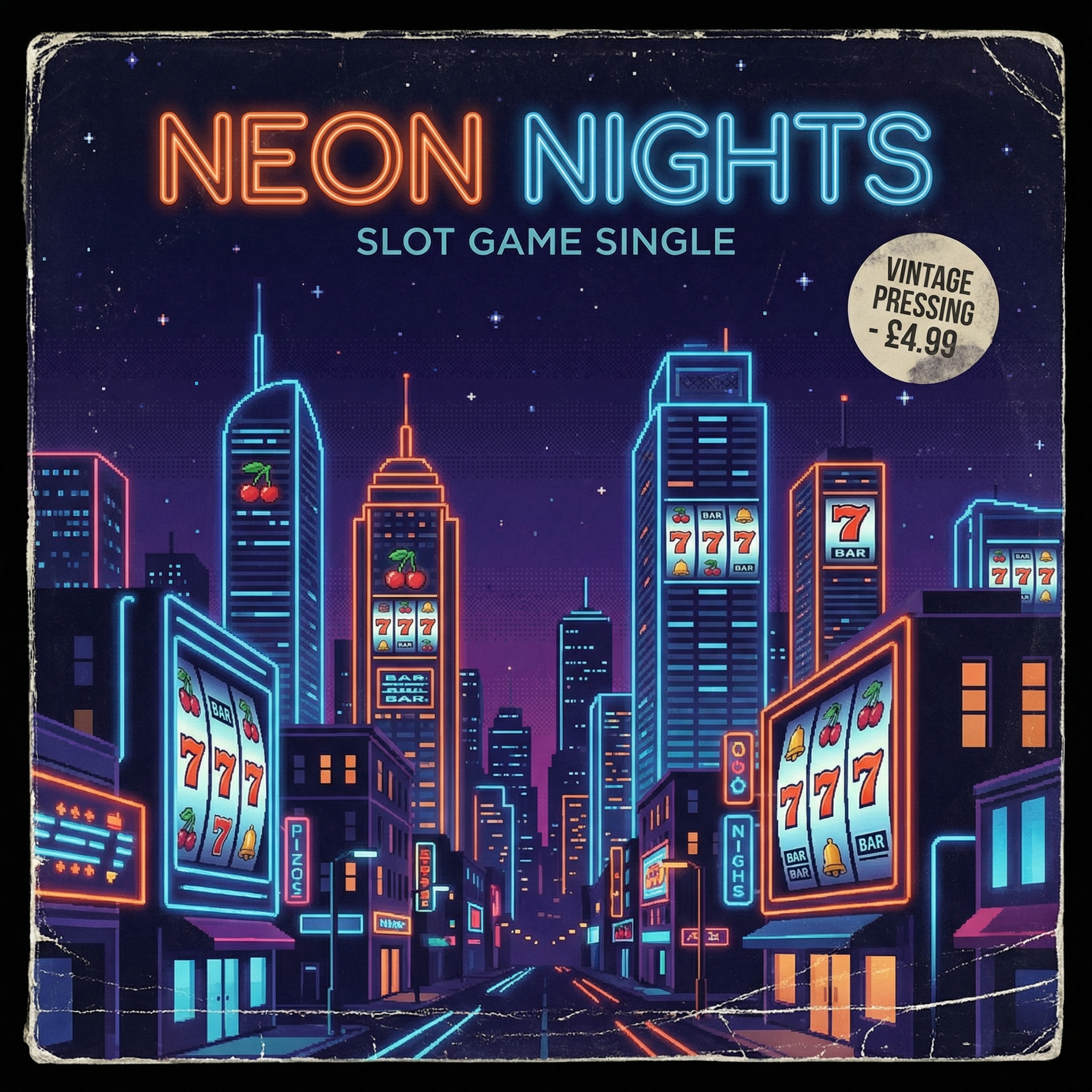 霓虹之夜 - 芝麻开门 热门老虎机游戏唱片封面