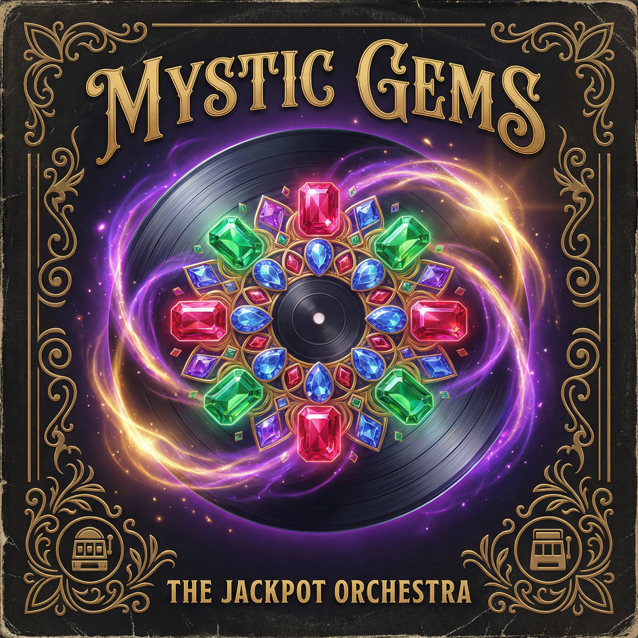 神秘宝石 - 芝麻开门 热门老虎机游戏唱片封面